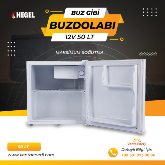 BUZDOLABI 12V 50LT KONDANSERLİ BUZDOLABI 12V 50LT KONDANSERLİ