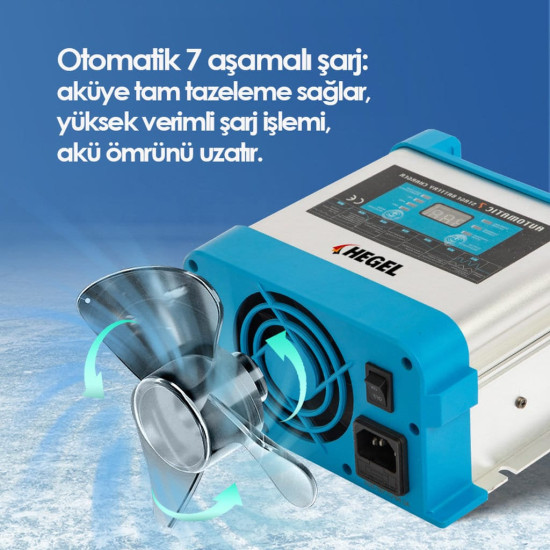 AKÜ ŞARJ CİHAZI 20A-12V JEL, KURU, SULU VE LİTYUM TİP AKÜ ŞARJ AKÜ ŞARJ CİHAZI 20A-12V JEL, KURU, SULU VE LİTYUM TİP AKÜ ŞARJ