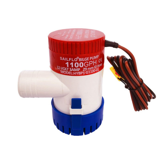 Sailflo 1100GPH Otomatik Olmayan Sintine Pompaları Sailflo 1100GPH Otomatik Olmayan Sintine Pompaları